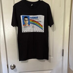 McLovin Hawaii Graphic Black T-Shirt